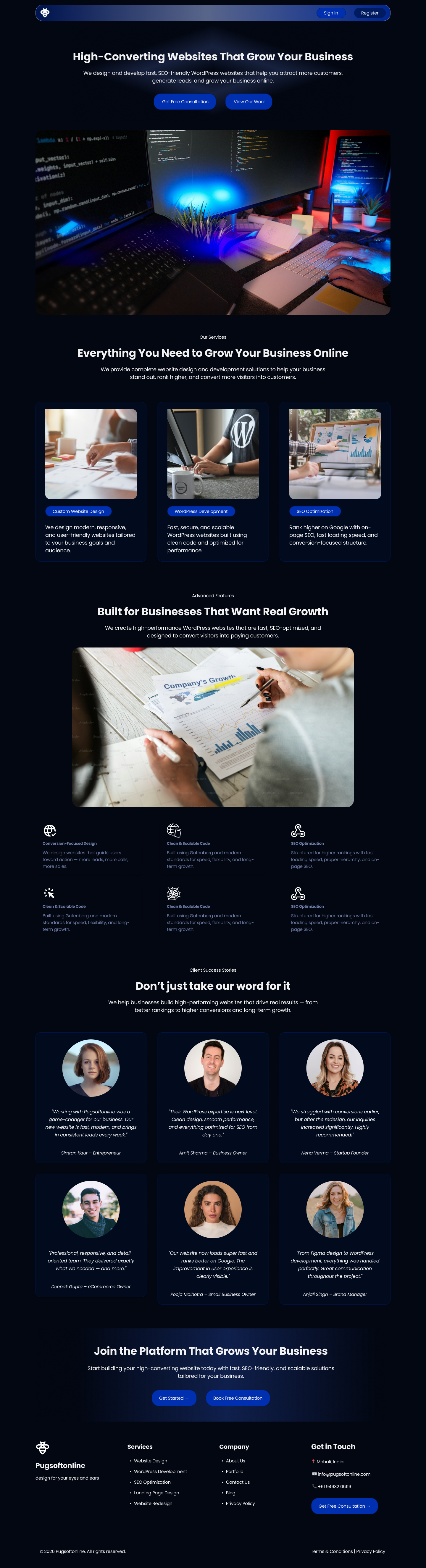 Website Design Preview