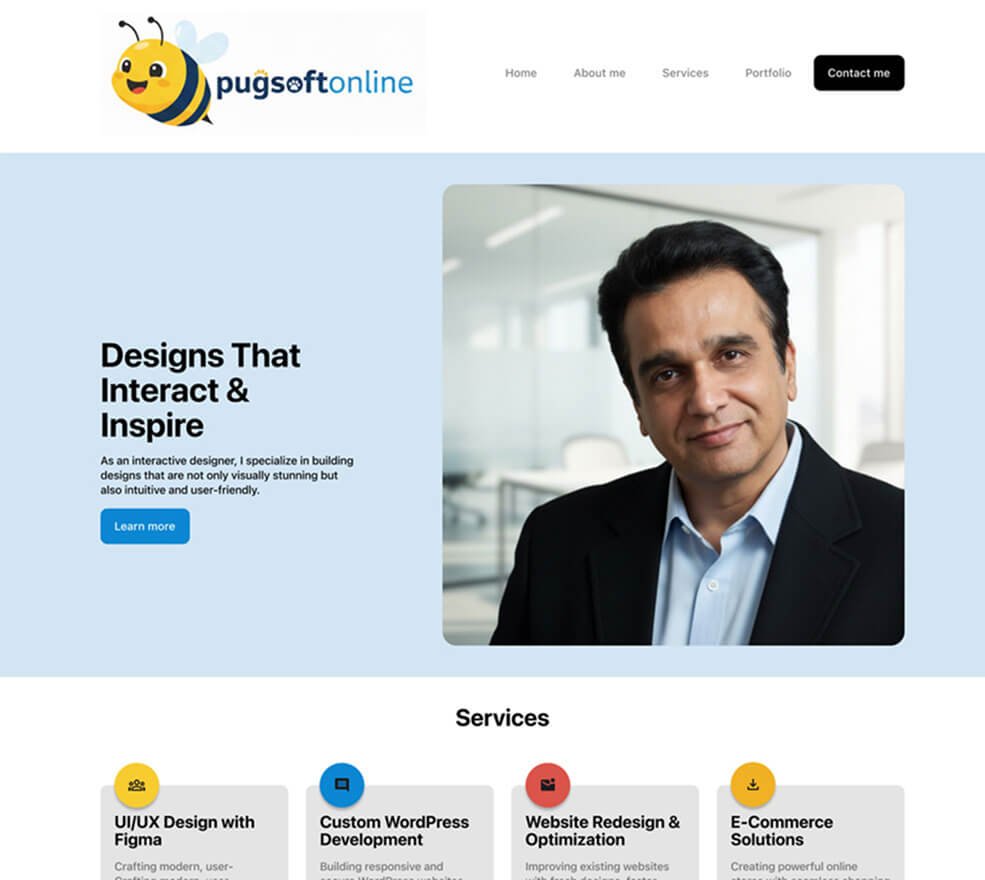 Responsive WordPress website project for website design and development