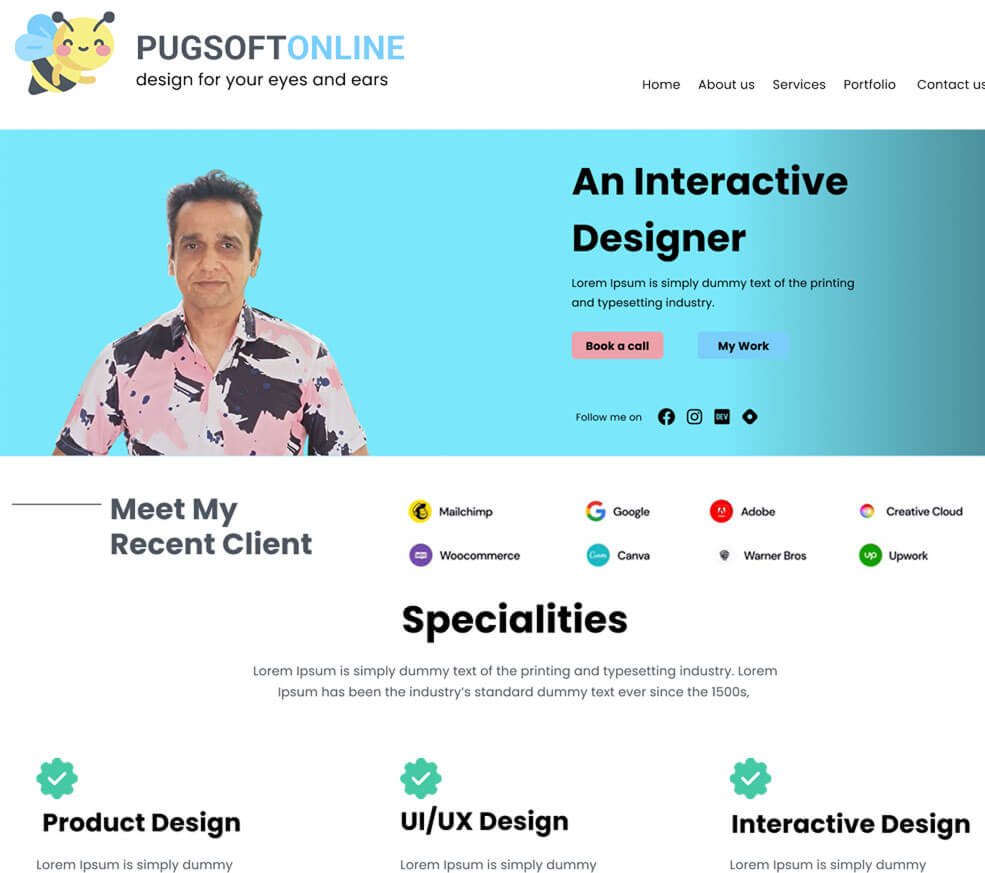 Responsive WordPress website project for website design and development