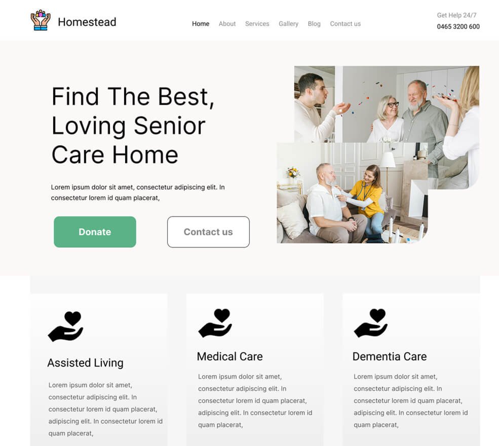 Responsive WordPress website project for the dental