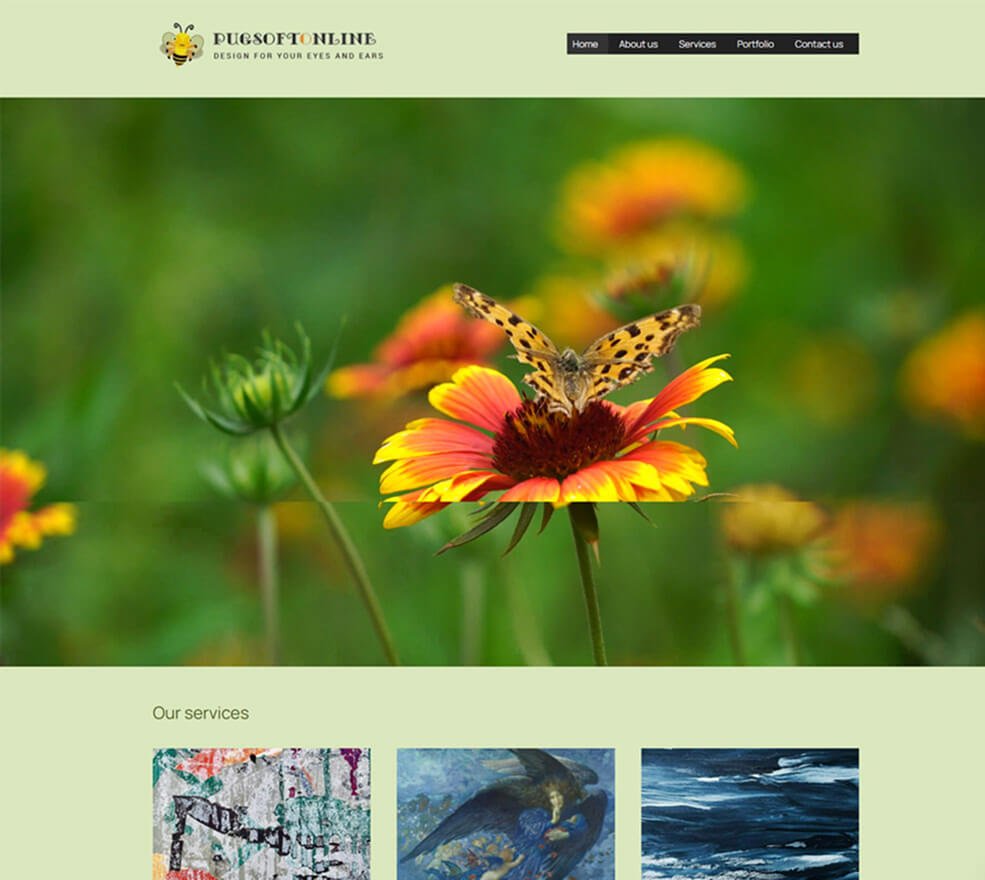 Responsive WordPress website project for the web design and development